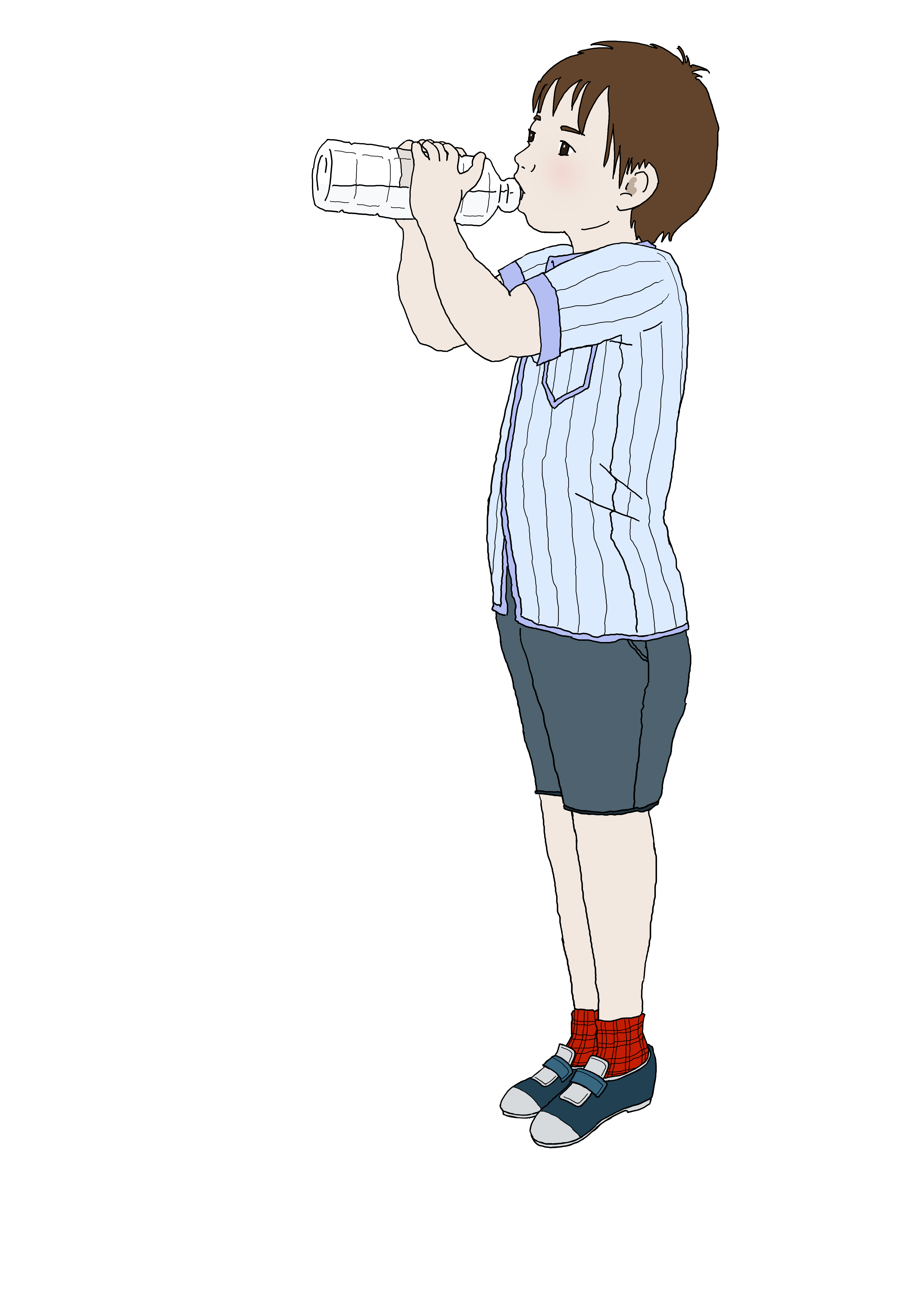 経口補水|男の子